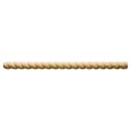 Waddell Rope Twist Moulding, 96 in L, 34 in W, Hardwood 8298